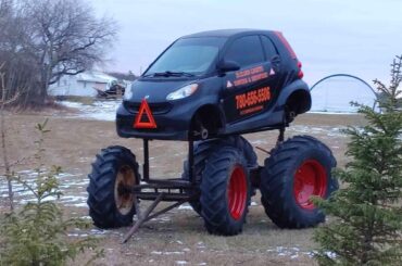 Spotted a "Big Wheel" smart on a drive today