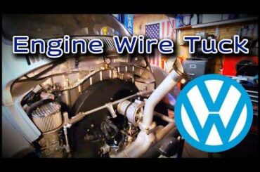 Air-cooled VW engine wire tuck