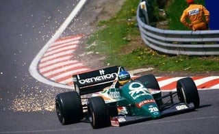 I give you the most powerful car to ever grace Formula One: the 1400+ BHP Benetton B186 from 1986.