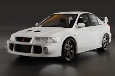 Mitsubishi Lancer Evolution VI - 3D Model by me