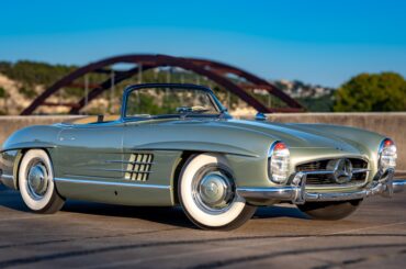 Mercedes 300SL Roadster at Pennybacker Bridge [11137×6160]