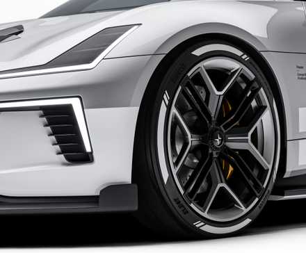 Polestar Concept BST front wheel detail