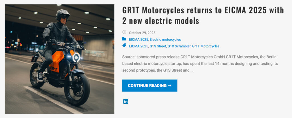 MediaPack 2026 - THE PACK - Electric Motorcycle News