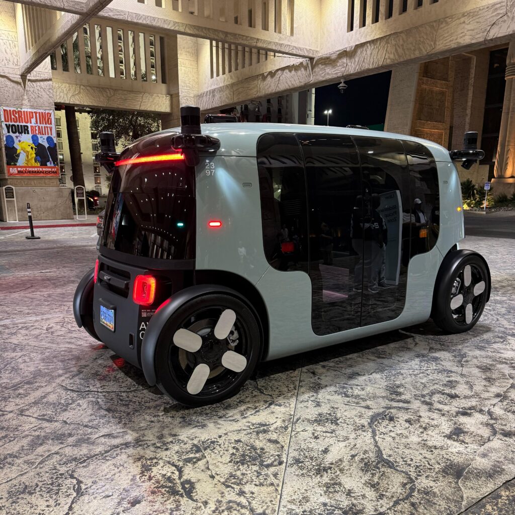 Zoox robotaxi experience in Vegas