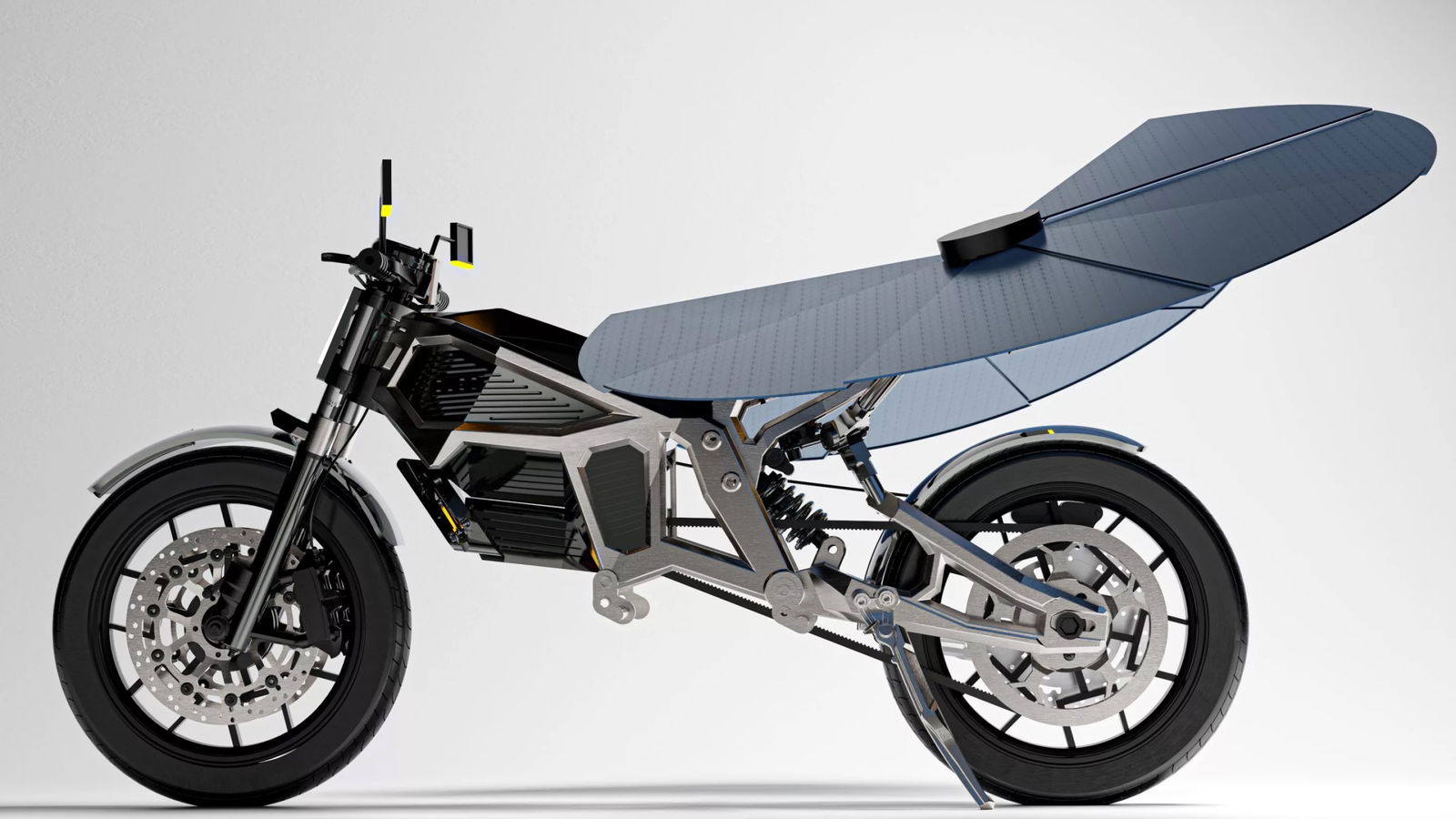 The SOLARIS solar-powered motorcycle