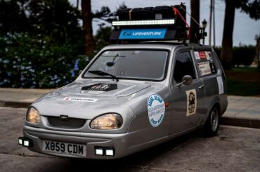 The first overlanding Reliant Robin