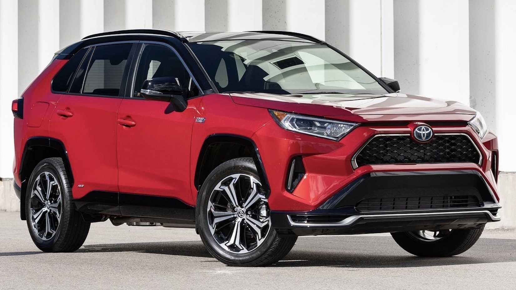 2021 Toyota RAV4 Prime front, three-quarter