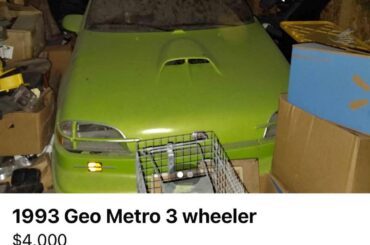 1993 Geo Metro 3 Wheeler