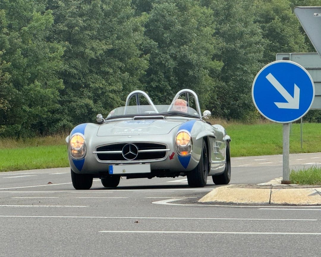[Mercedes 300SL Rallye Roadster] on his way to Hockenheim Classics ...