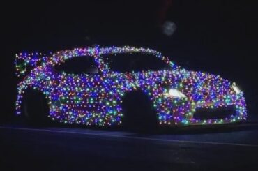 how likely are you to get pulled over and ticketed for driving around with christmas lights on the exterior of your car?