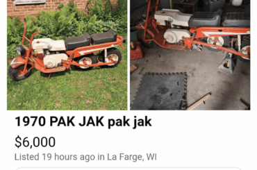 I just learned that these exist, Pak Jak mini bikes from Owen, Wisconsin