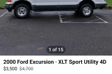 2000 Ford Excursion Truck The official car of?