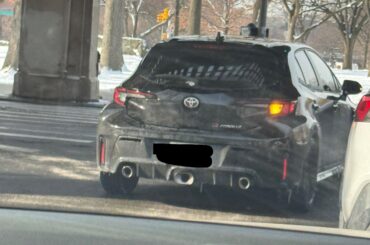 A [Toyota GR Corolla] I saw earlier today
