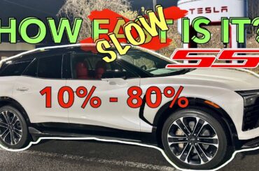 Blazer EV SS - 10% to 80% Tesla Supercharging Session