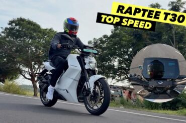 Raptee T30 Electric Bike Ride Review: Top Speed, Comfort & Price ? All Details !!