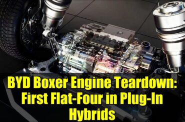 BYD Boxer Engine Teardown: First Flat-Four in Plug-In Hybrids | Yangwang U7
