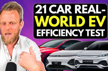 21 Car EV Efficiency Test in China - Tesla 1st, BYD Gets Shocking Result