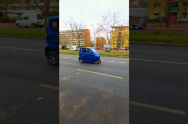 small electric three-wheeled car - Germany