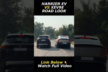 Harrier EV vs XEV9e Running Shots #shorts #electricvehicletalks #harrierev