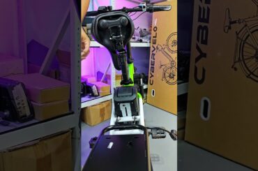 10s fold +light enough to carry! #cybervelo #ebike #electricbike #foryou #mars700 #emtb #mtb