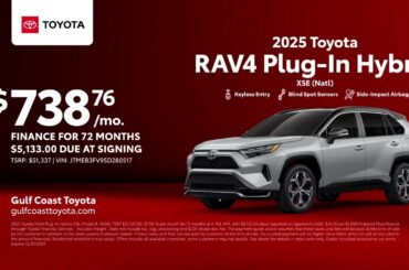 Toyota RAV4 Plug-In Hybrid 12/01/2025 6534170