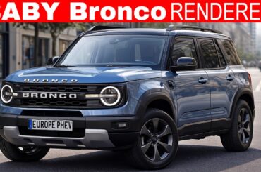 2027 Ford Bronco for Europe: The New Compact Plug-In Hybrid Rendered