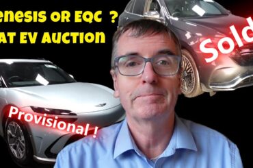Electric vehicle auction with the Mercedes Benz EQC and the Genesis GV60 which EV sold ?