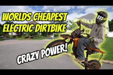 I Bought the CHEAPEST Electric Dirtbike and it’s Crazy Fast | HillMiles MilePop 1 Review