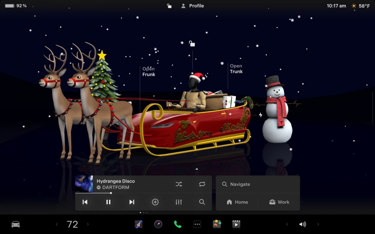 Tesla’s new update arrives just in time for Christmas