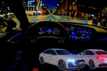 2025 AUDI A5 e-hybrid 299HP | Night POV Test Drive + Real Consumption