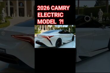 All New 2026 Toyota Camry EV?! New-Gen Electric Sedan