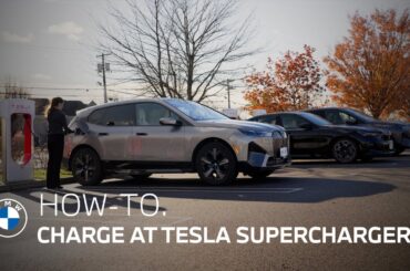 How To Charge At Tesla Superchargers | BMW How-To