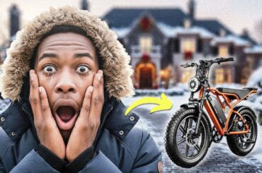 I Bought The Cheapest Moped Style EBike Just To Give It Away | TST R002 Electric Bike