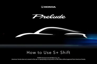 The All-New Prelude: How to Use S+ Shift