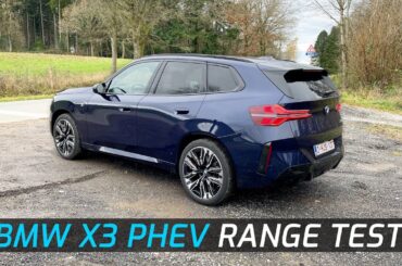 NEW 2025 BMW X3 PLUG-IN HYBRID RANGE TEST