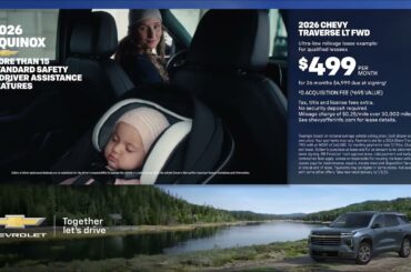 Gear up for the holidays in a Chevy Traverse