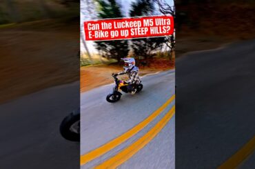 Luckeep M5 ULTRA Dual Motor E-Bike can climb above 50 degree uphill #luckeepm5ultra #ebike #dirtbike