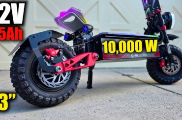 The Cheapest Most Dangerous & Wild 72V 10 000W Electric Scooter Reddydy RD6 PRO Review