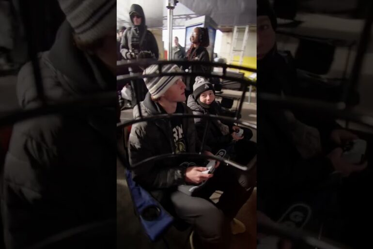 Helmet on. Relive the energy of Chevy fans at America’s Game like you’re right in the huddle.