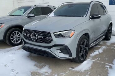 2024 Mercedes Benz GLE 350 vs GLE 450e plug in hybrid start up and walk around