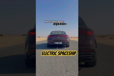 It is an #ElectricSpaceship #MercedesEQS acceleration is SMOOTHEST! #Mercedes #EQS #Cars #Dubai #FYP