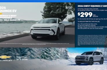 Gear up for the holidays in a Chevy Equinox