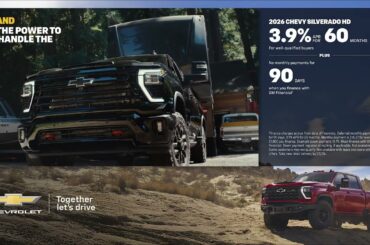 Gear up for the holidays in a Chevy Silverado