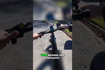 This Puckipuppy Bulldog Pro ELECTRIC BIKE is SUPER COMFORTABLE & Brakes Are FANTASTIC! #shorts