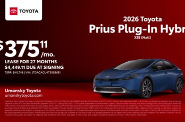 Toyota Prius Plug-In Hybrid 12/01/2025 6534597