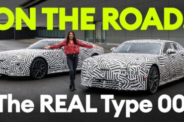 On the road in the REAL Type 00: Jaguar's crazy concept comes to life