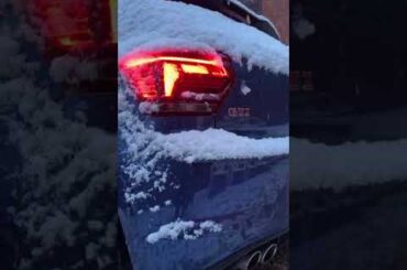 What's better than snow? A Polo GTI parked right in the middle of it.