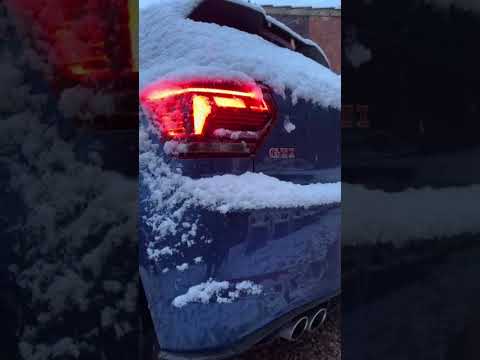 What's better than snow? A Polo GTI parked right in the middle of it.