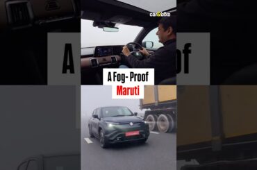 We tested out some of the ADAS functions in the new Maruti Suzuki eVitara in dense fog. #carandbike