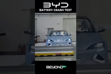 BYD Blade Battery Crash Test #byd #crash #crashtest #battery #automobile #electricvehicle #ev